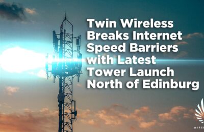 Twin Wireless rompe las barreras de la velocidad de Internet con la última torre lanzada al norte de Edinburg